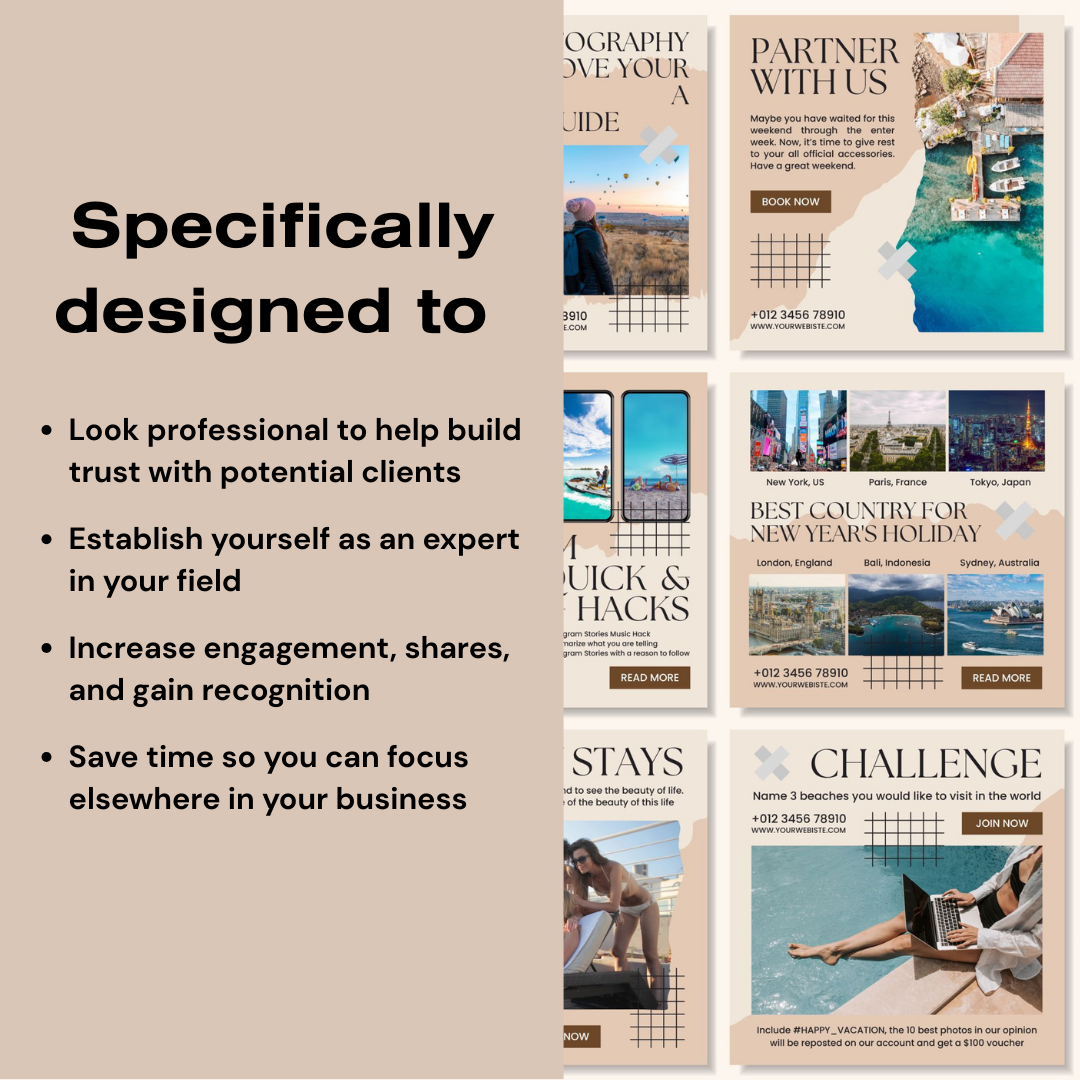 3600+ Travel Instagram Templates (PLR/MRR)