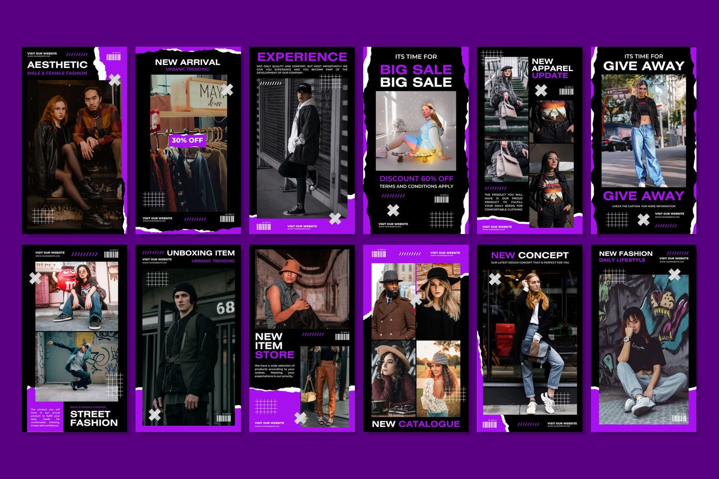 120+ Fashion Instagram Templates - Vol. 4