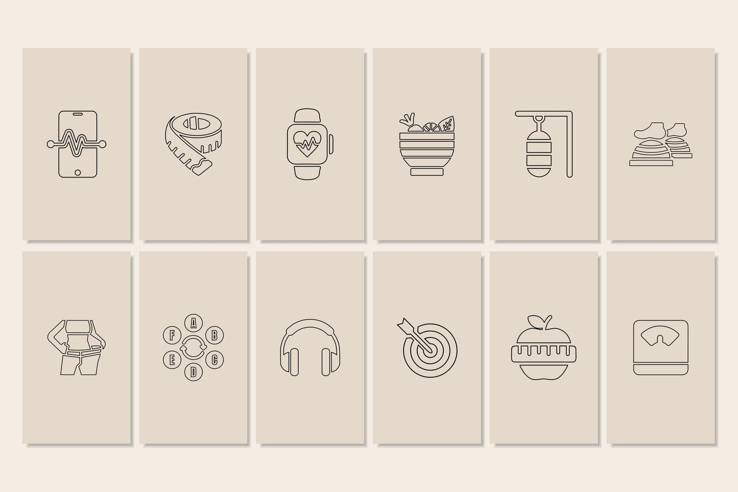 120+ Wellness Instagram Templates - Vol. 1