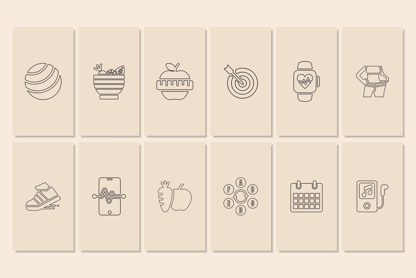 120+ Wellness Instagram Templates - Vol. 4