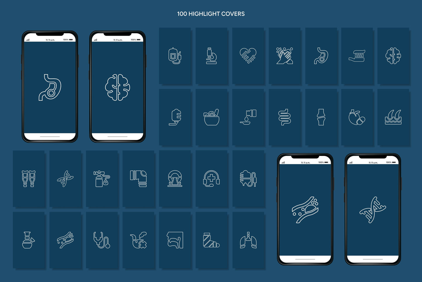 1200+ Medical Instagram Templates - Vol. 7