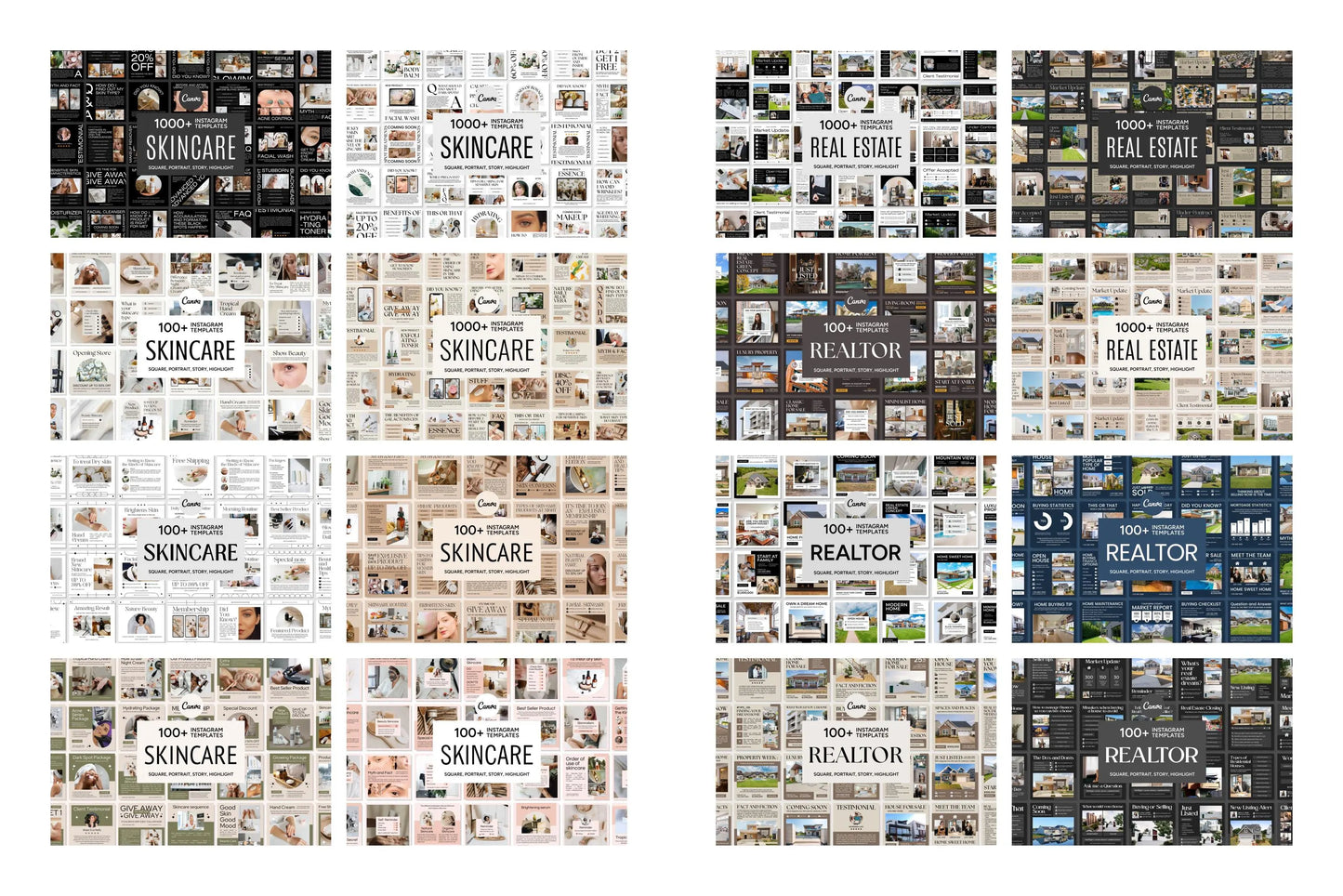 55,000+ Instagram Templates (PLR/MRR)