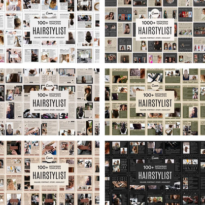 3600+ Hairstylist Instagram Templates (PLR/MRR)