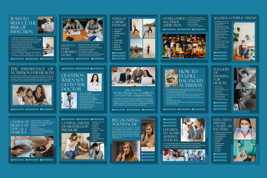 120+ Medical Instagram Templates - Vol. 2