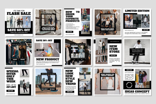 120+ Fashion Instagram Templates - Vol. 3