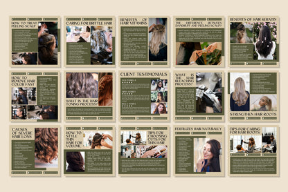 120+ Hairstylist Instagram Templates - Vol. 3