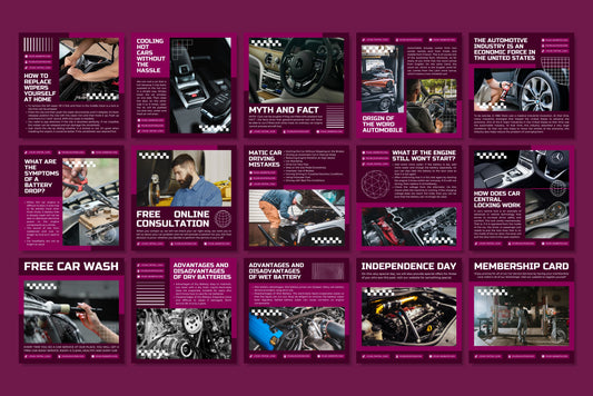 120+ Mechanic Instagram Templates - Vol. 4