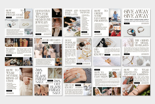 120+ Jewelry Instagram Templates - Vol. 5