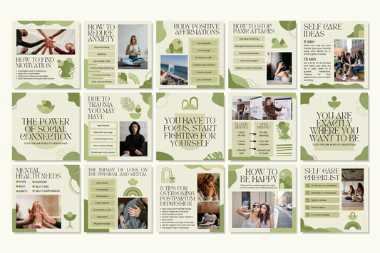 120+ Mental Health Instagram Templates - Vol. 2