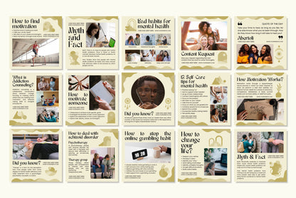 120+ Mental Health Instagram Templates - Vol. 5
