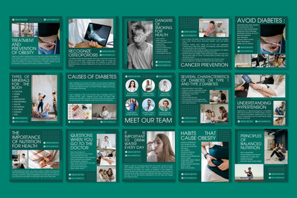 120+ Medical Instagram Templates - Vol. 1