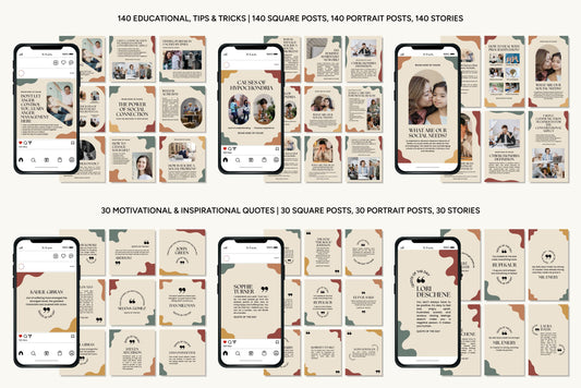 1200+ Mental Health Instagram Templates - Vol. 7