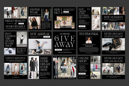 120+ Fashion Instagram Templates - Vol. 2