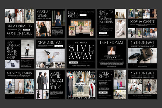 120+ Fashion Instagram Templates - Vol. 2