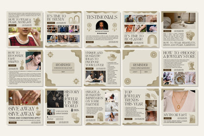 120+ Jewelry Instagram Templates - Vol. 2