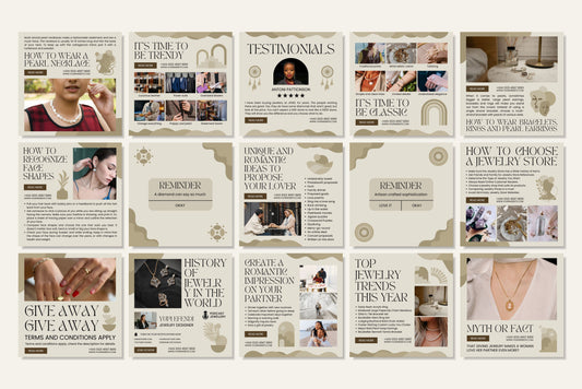 120+ Jewelry Instagram Templates - Vol. 2