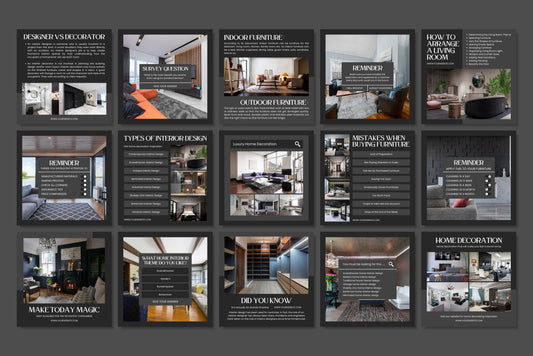 120+ Interior Design Instagram Templates - Vol. 3
