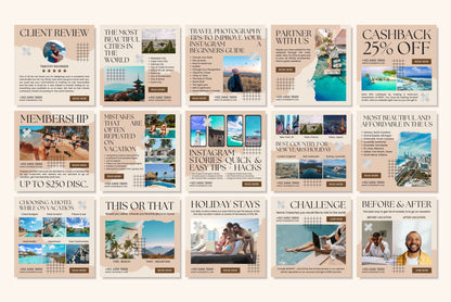 120+ Travel Instagram Templates - Vol. 2