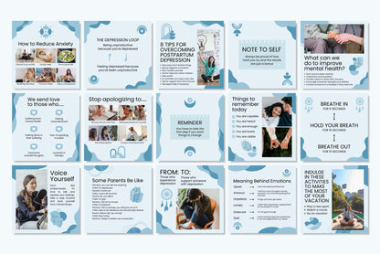 120+ Mental Health Instagram Templates - Vol. 3