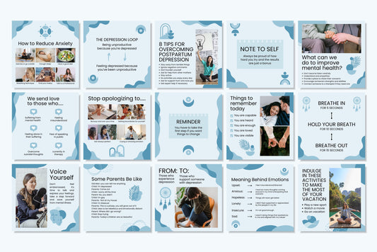120+ Mental Health Instagram Templates - Vol. 3