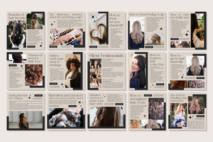 120+ Hairstylist Instagram Templates - Vol. 2