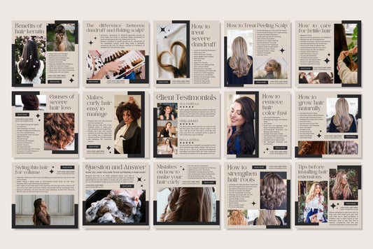 120+ Hairstylist Instagram Templates - Vol. 2