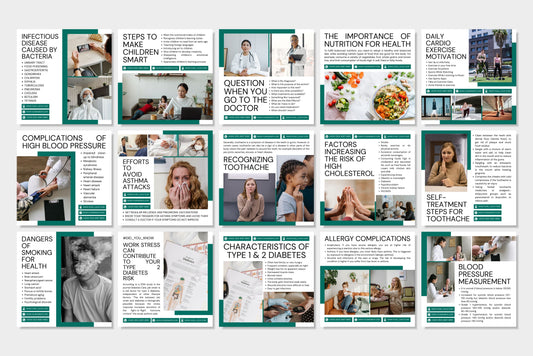 120+ Medical Instagram Templates - Vol. 3