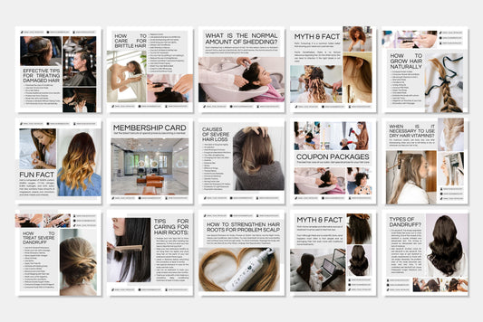 120+ Hairstylist Instagram Templates - Vol. 1