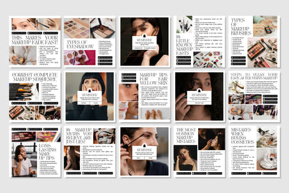 120+ Makeup Instagram Templates - Vol. 3