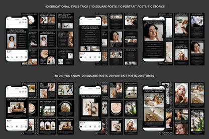 1200+ Skincare Instagram Templates - Vol. 6