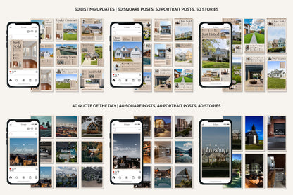 1200+ Real Estate Instagram Templates - Vol. 8