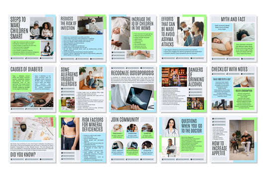 120+ Medical Instagram Templates - Vol. 5