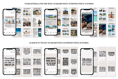 1200+ Travel Instagram Templates - Vol. 6