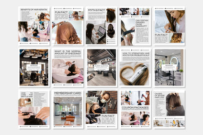 120+ Hairstylist Instagram Templates - Vol. 1
