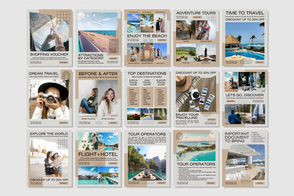 120+ Travel Instagram Templates - Vol. 4