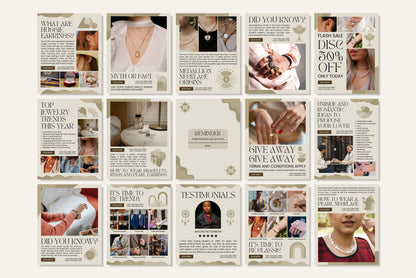 120+ Jewelry Instagram Templates - Vol. 2