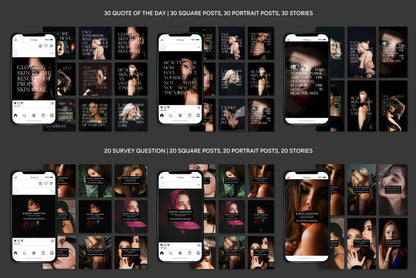 1200+ Skincare Instagram Templates - Vol. 6