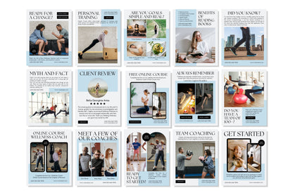 120+ Wellness Instagram Templates - Vol. 2