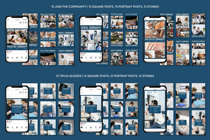 1200+ Medical Instagram Templates - Vol. 7