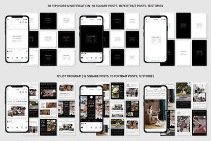 1200+ Wellness Instagram Templates - Vol. 6