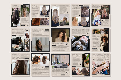 120+ Hairstylist Instagram Templates - Vol. 2