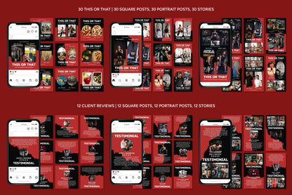 1200+ Fitness Instagram Templates - Vol. 8