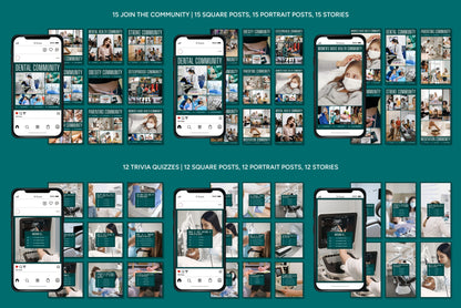 1200+ Medical Instagram Templates - Vol. 8
