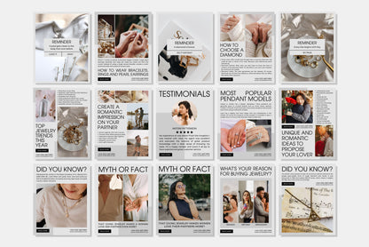120+ Jewelry Instagram Templates - Vol. 3