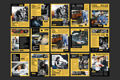 120+ Mechanic Instagram Templates - Vol. 3