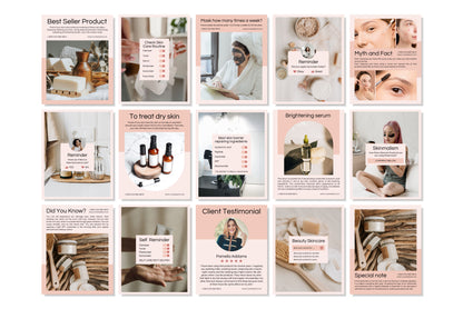 120+ Skincare Instagram Templates - Vol. 4