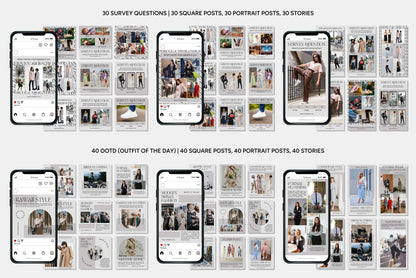 1200+ Fashion Instagram Templates - Vol. 8