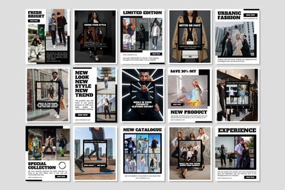 120+ Fashion Instagram Templates - Vol. 3