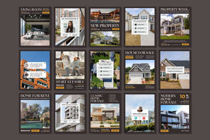 120+ Real Estate Instagram Templates - Vol. 1