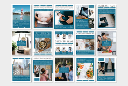 120+ Medical Instagram Templates - Vol. 4
